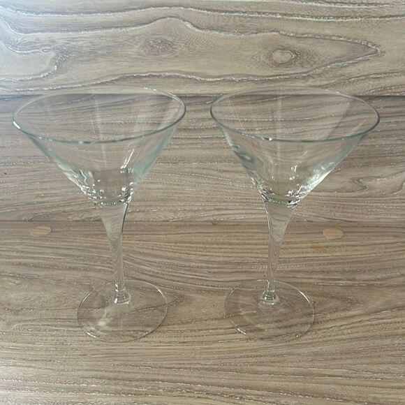 Set of 2 glass martini glasses 🍸🍸🍸 - Picture 1 of 6